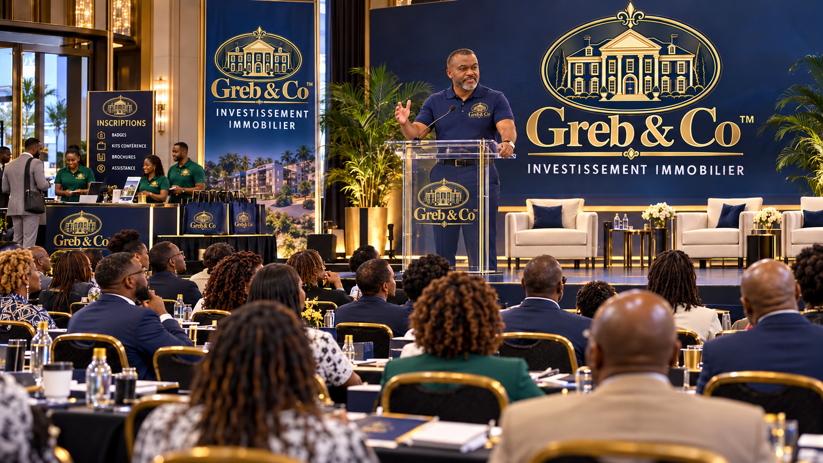 Participants au séminaire Greb & Co Real Estate — rendu conceptuel Greb & Co Real Estate
