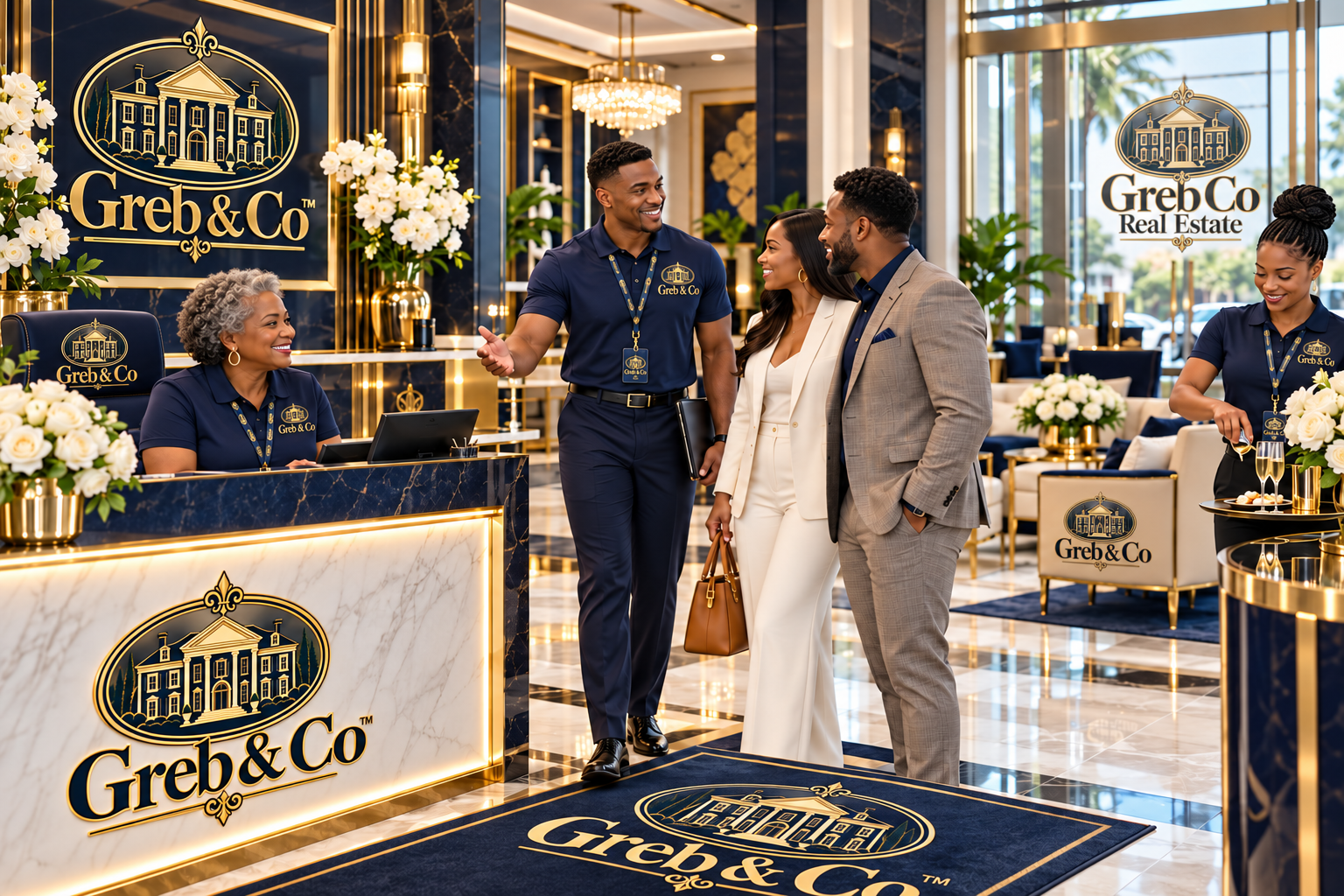 Greb & Co Real Estate client reception