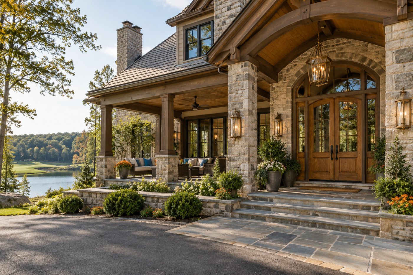 Concept Providence Valley Estate : Entrée d’un domaine américain