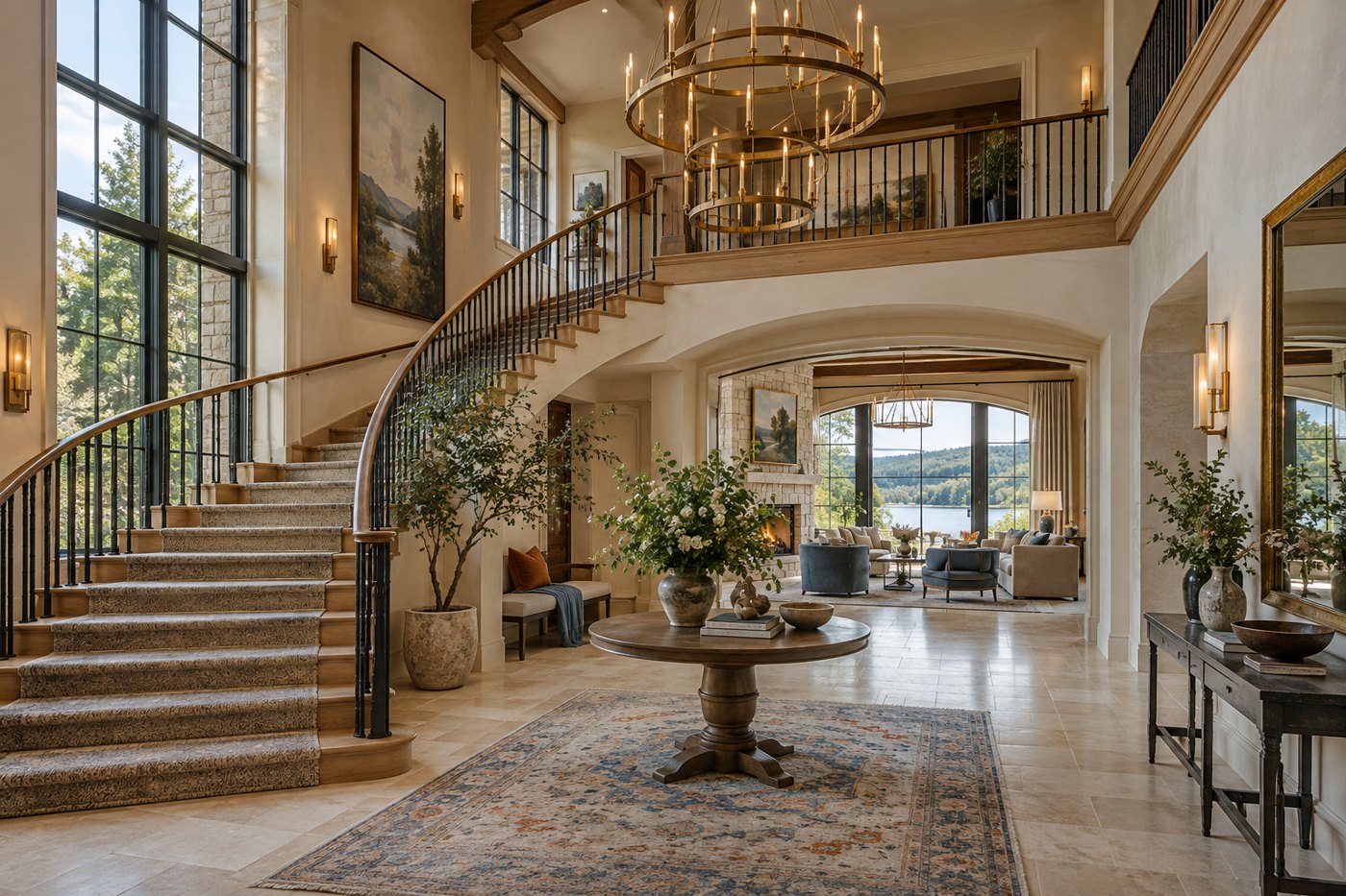 Concept Providence Valley Estate : Grand foyer à double hauteur