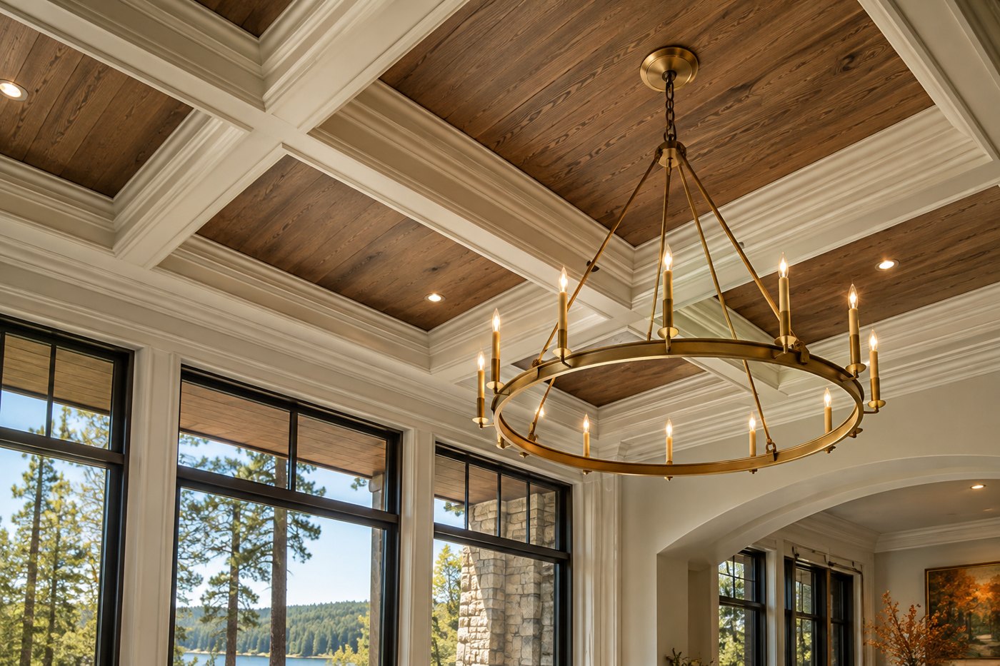 Concept Providence Valley Estate : Plafond, moulures et lustre