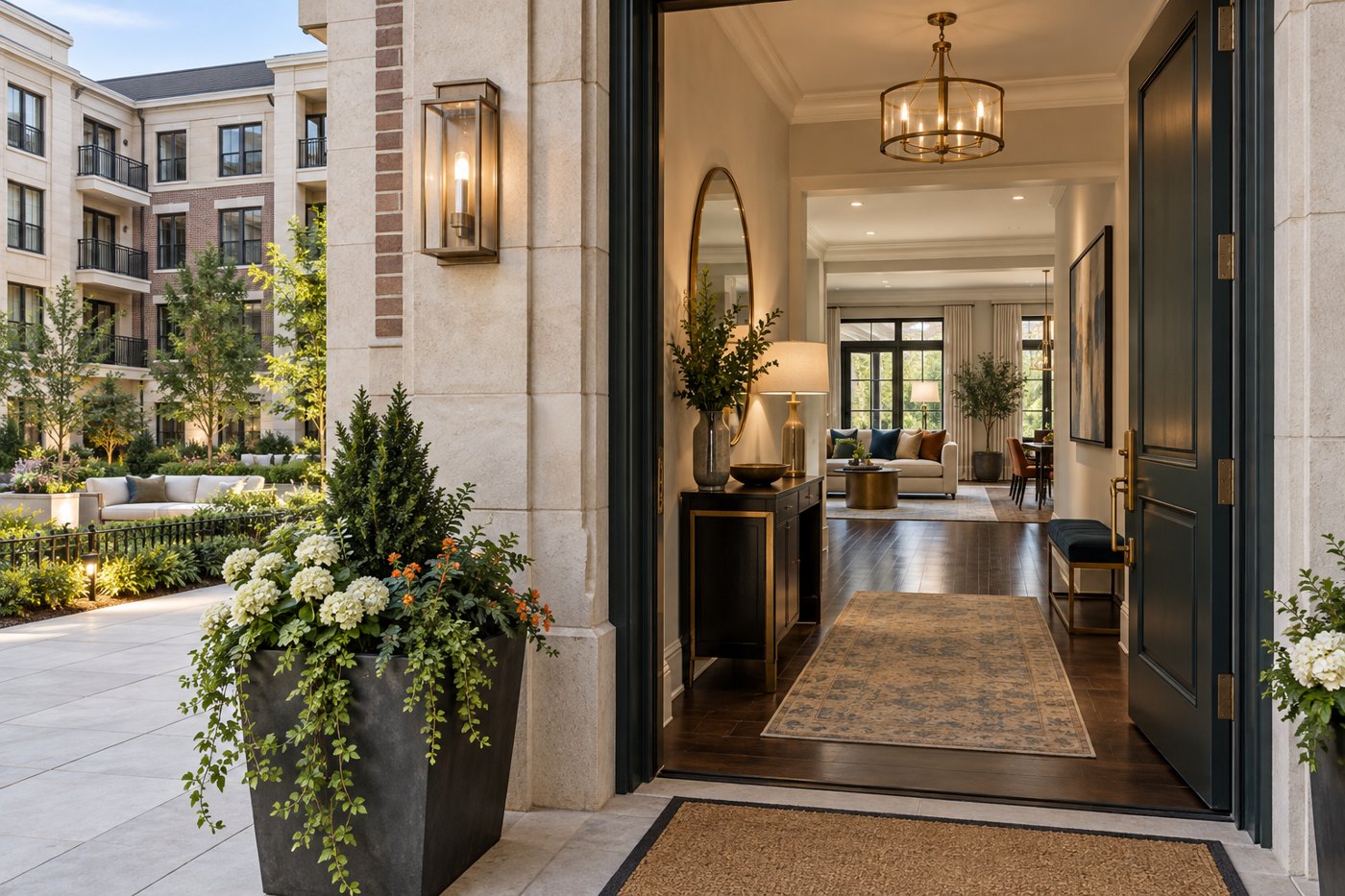 Concept Wellington Gates : Entrée de l’appartement