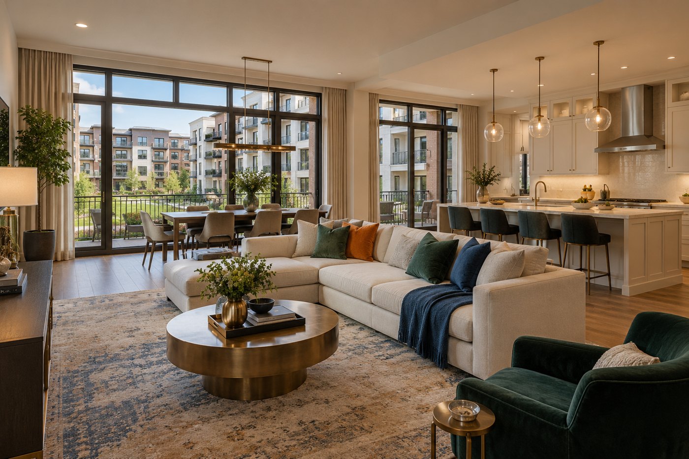 Concept Wellington Gates : Vue ouverte de l’appartement