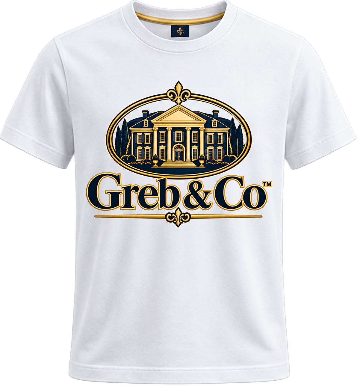 White signature T-shirt — Greb & Co Real Estate™