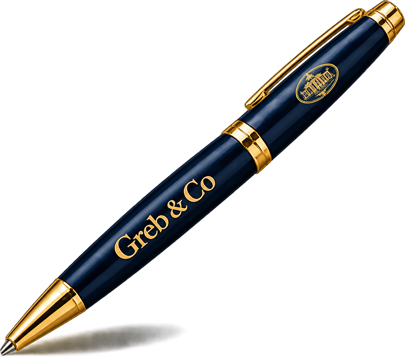Navy signature pen — Greb & Co Real Estate™
