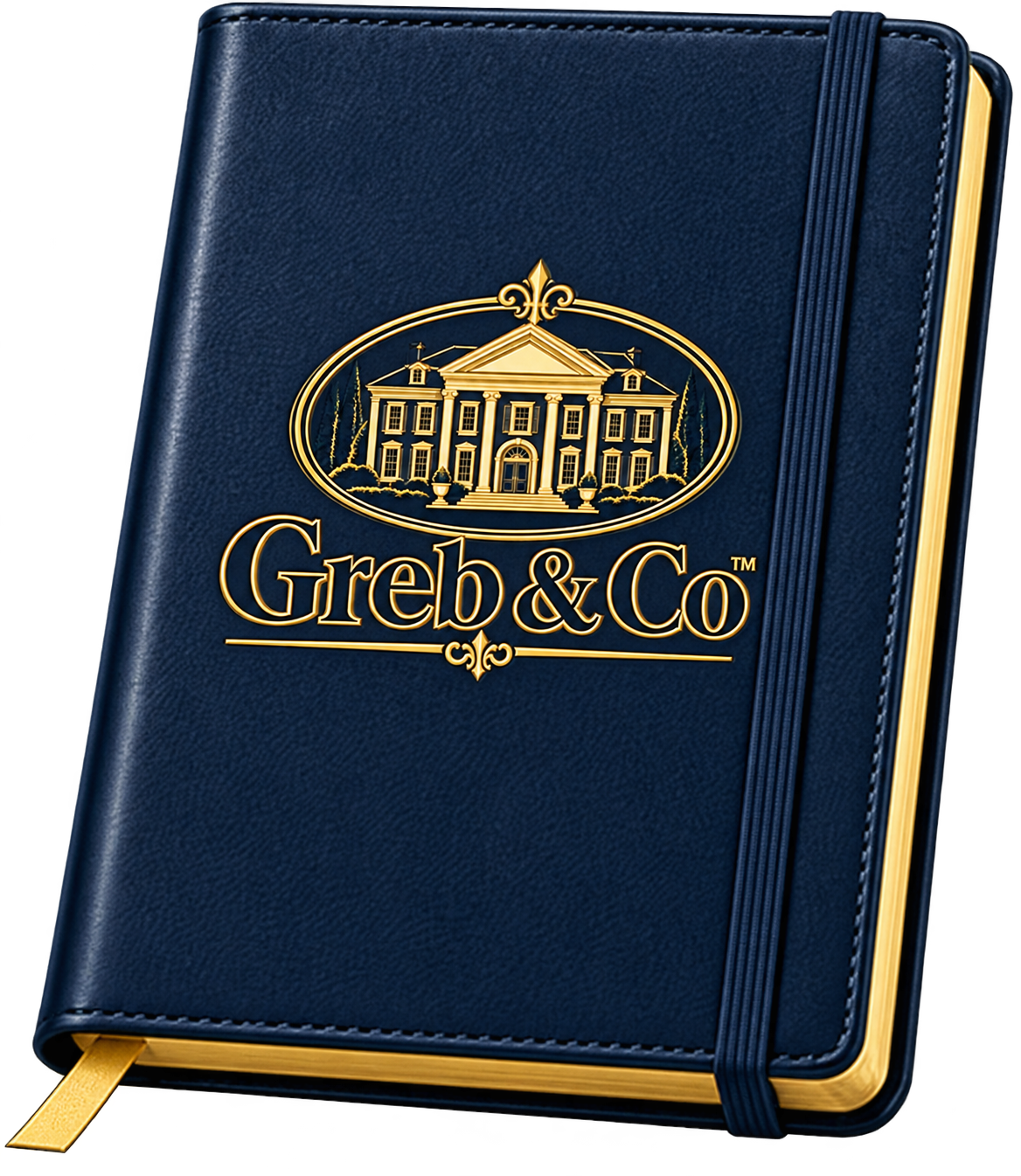 Navy executive notebook — Greb & Co Real Estate™